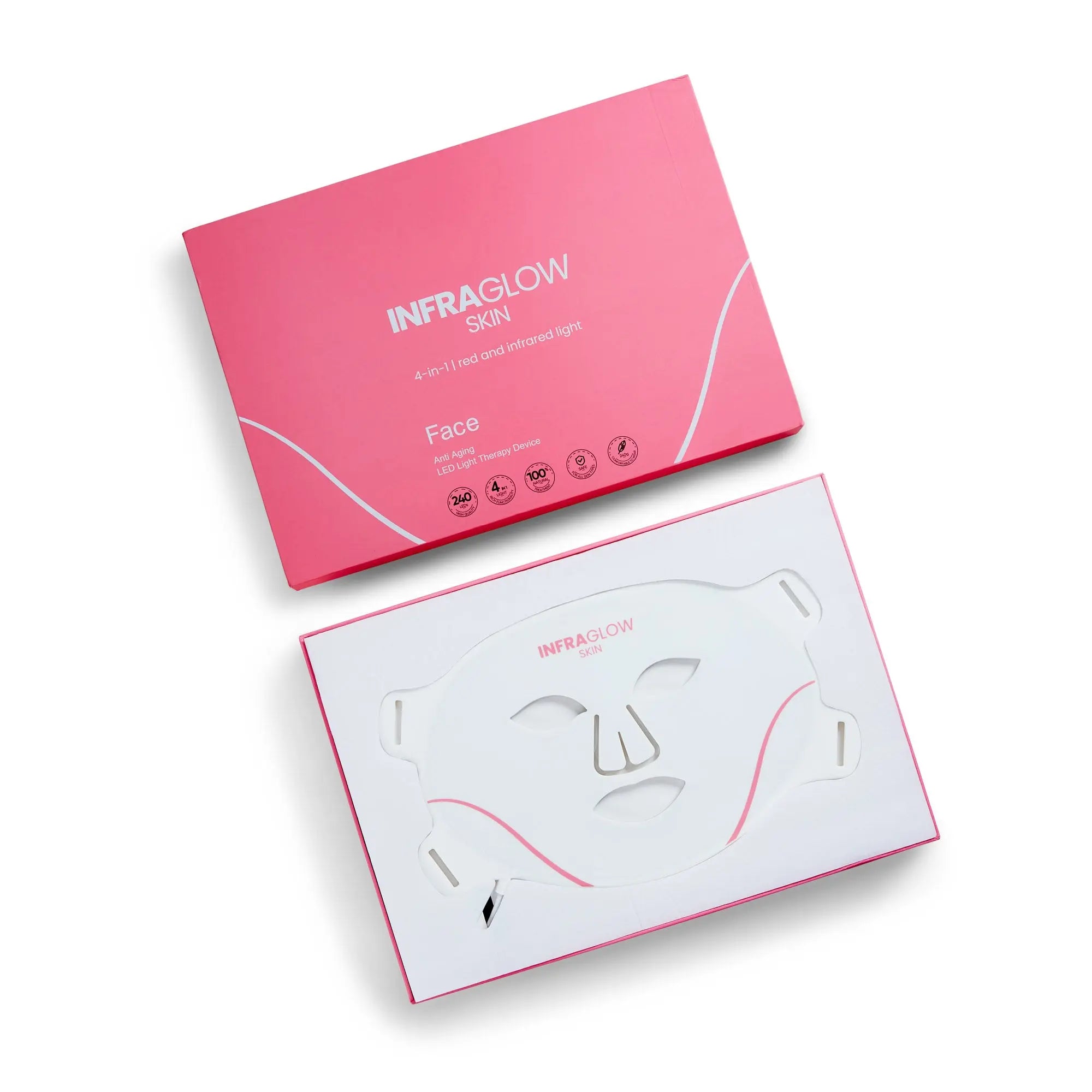 INFRAGLOW Professional 4-in-1 Red Light Therapy Mask InfraGlow